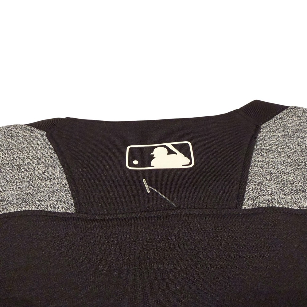 Majestic Miami Marlins Therma Base Authentic Crewneck Pullover Mens Medium Shirt - Picture 4 of 9